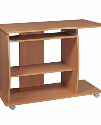Computerbord Med Tastaturhylde Og Hjul  90   71   50 Cm