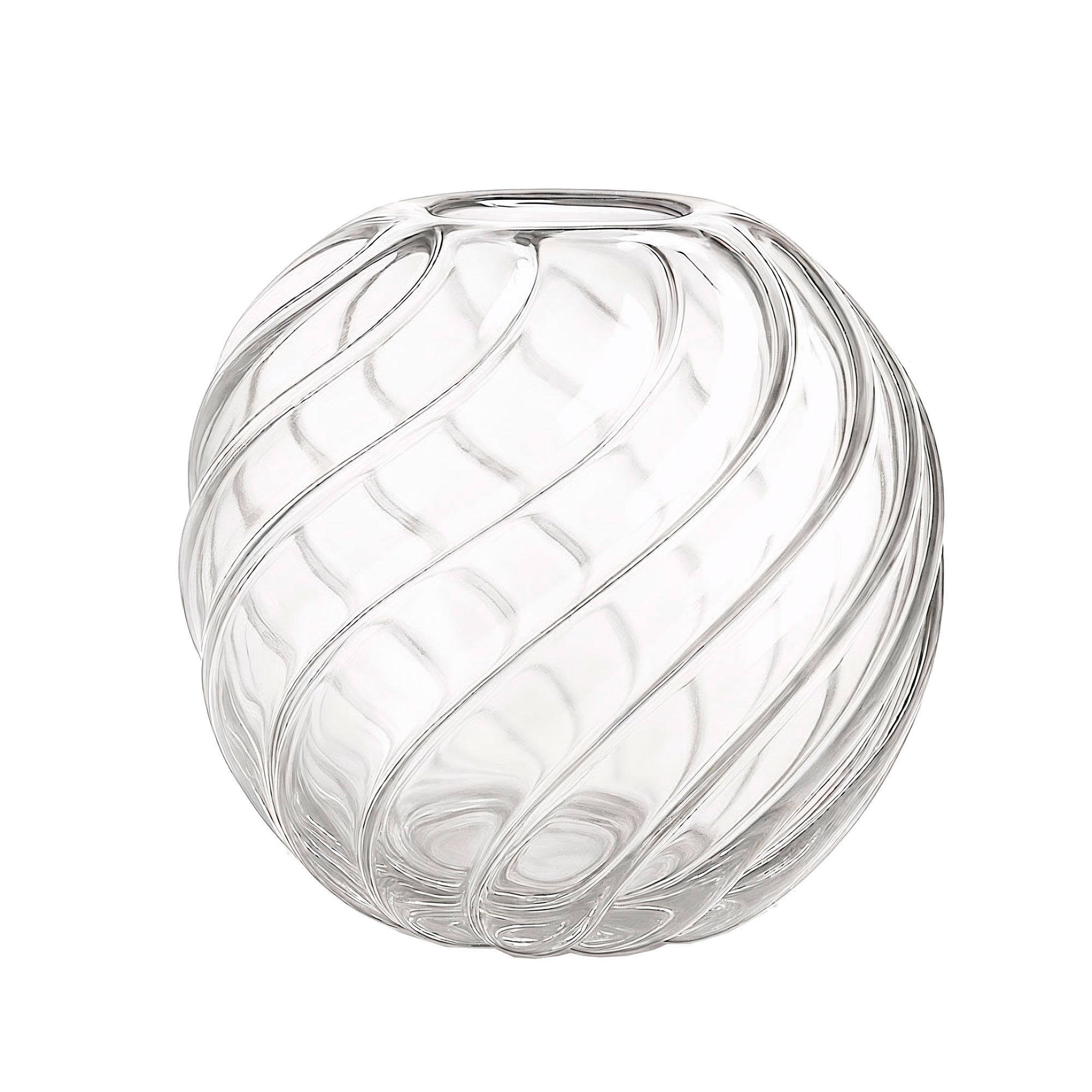 Cooee Design Twist Ball Vase 20 Cm  Glas