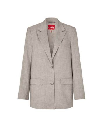 Cras Dianacras Blazer Greige Rhinestone