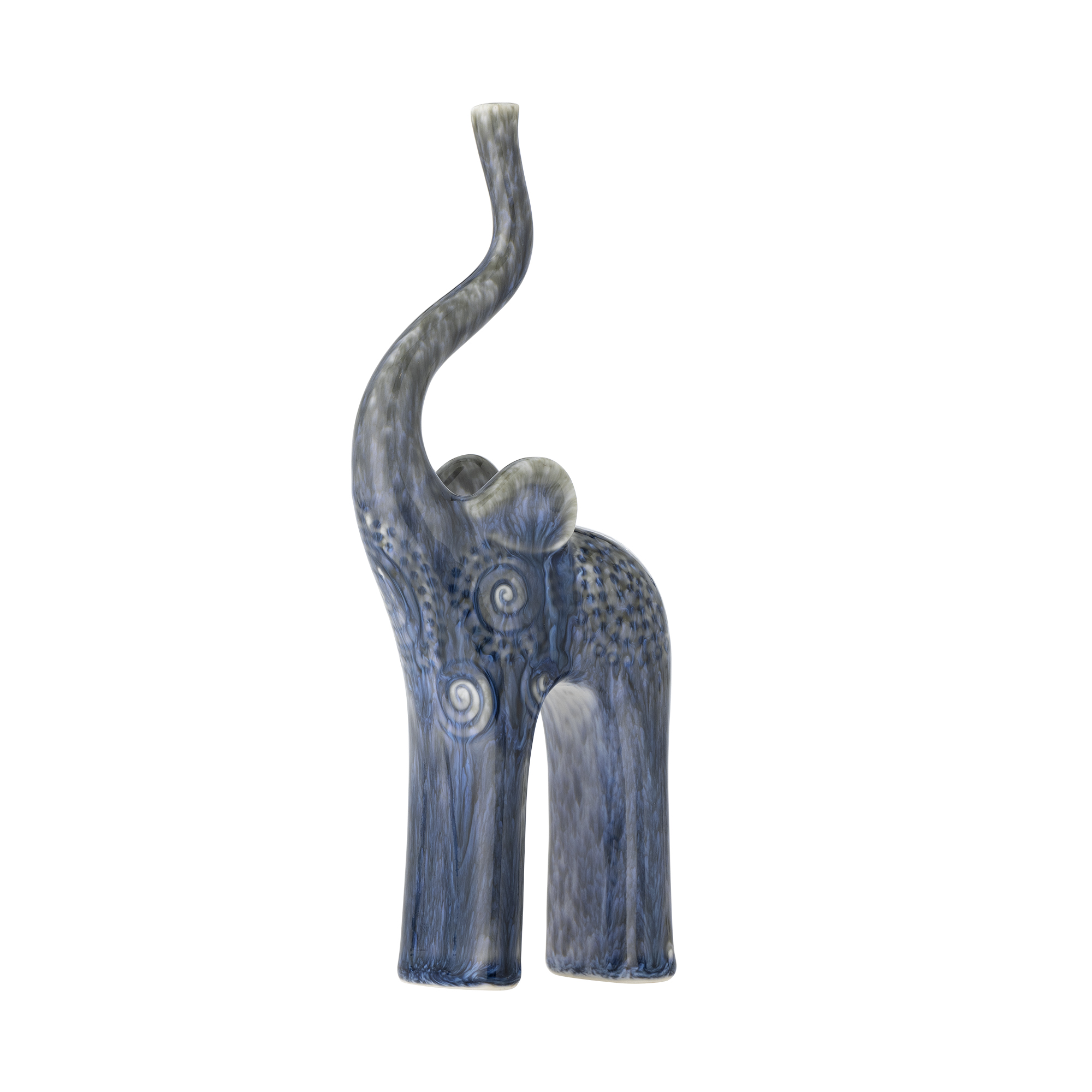 Creative Collection Longuro Deko Figur Blå Stentøj :23