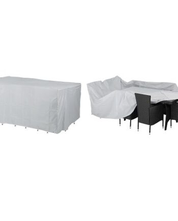 Dækken Til Havebord Og Stole Sølv 308x138x89cm