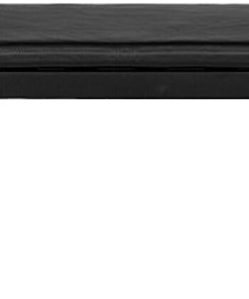 Daybed Kristina Dam Minimal   Sortlakeret Egetræ Med Nubuck-læder 70ã 200 Cm
