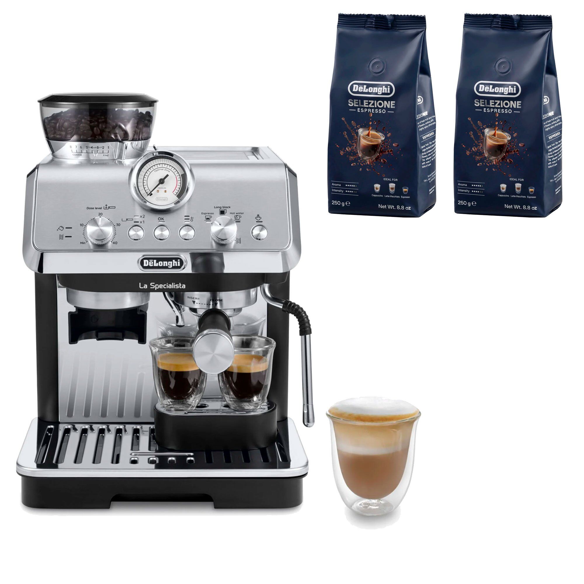 Delonghi La Specialista Arte Espressomaskine     Stk  Kaffebønner Dlsc600