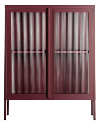 Department Store Vitrineskab 90   110 Cm  Bordeaux
