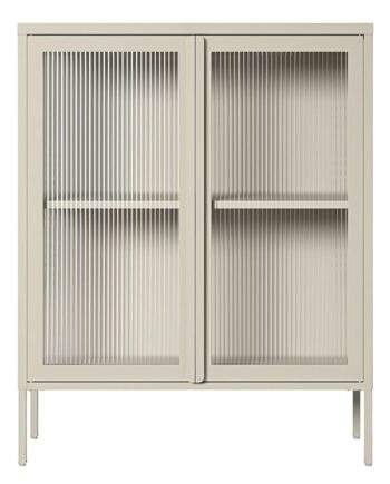 Department Store Vitrineskab 90   110 Cm  Pebble Grey
