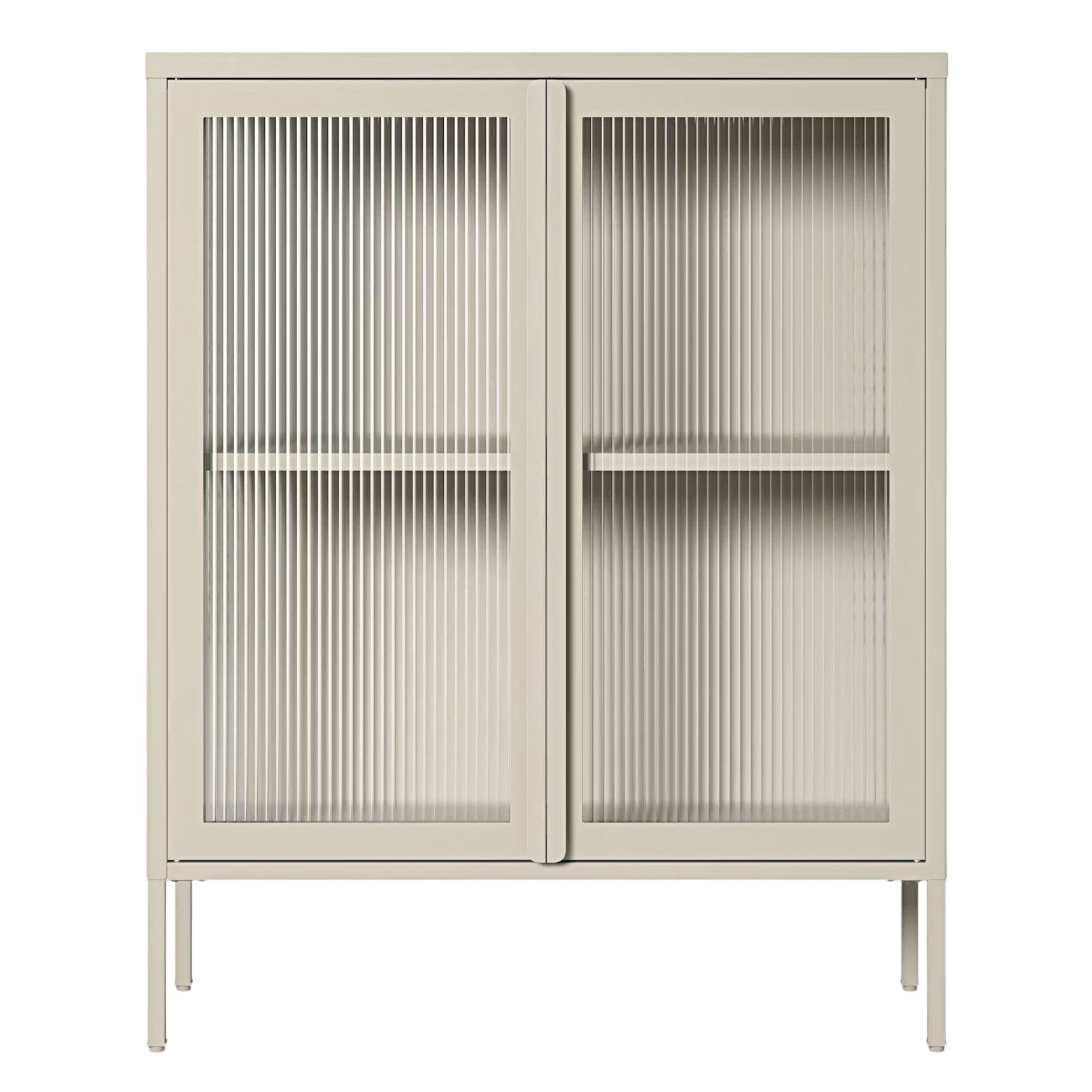 Department Store Vitrineskab 90   110 Cm  Pebble Grey