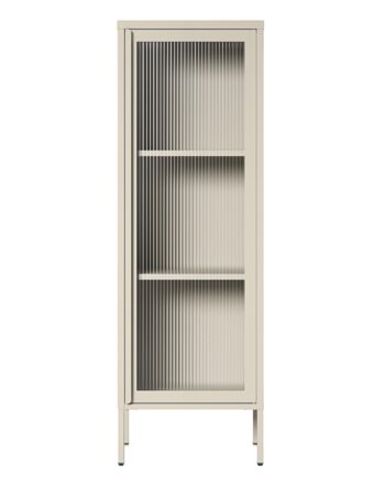 Department Store Vitrineskab 50   150 Cm  Pebble Grey