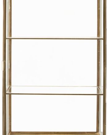 Displayboks House Doctor Glass Vitrineskab Messing Glas 35x35x57 Cm