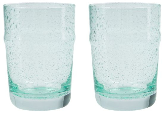 Drikkeglas House Doctor Rain Klar Blå ø7 5ã 10 Cm Vand- Og Cocktailglas