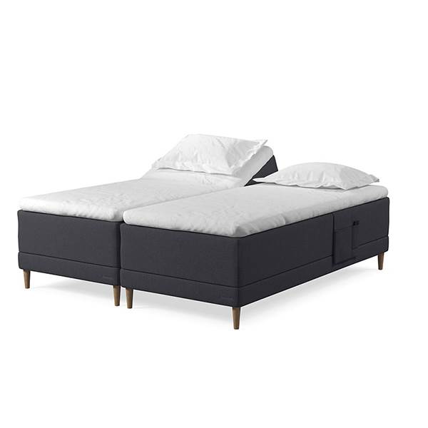Dunlopillo Passion Box Elevation Elevationsseng 180   200 Cm Antracitgrå Fast Ekstra Fast