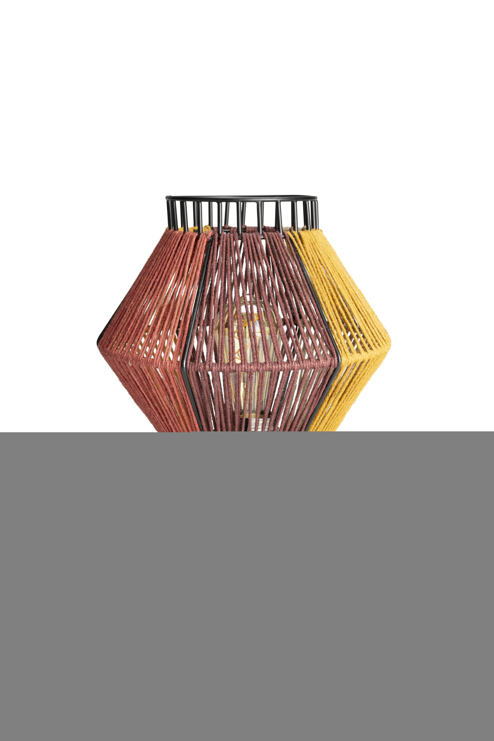 Dutchbone Surya Bordlampe Multifarvet Reb Og Metal