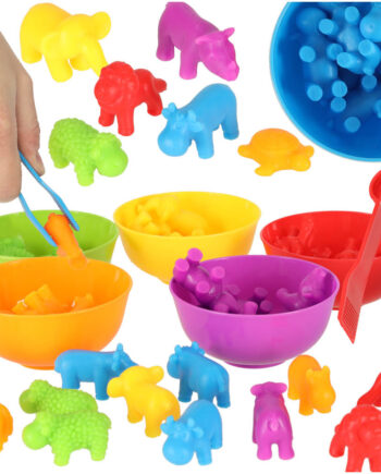 Dyr Safari Pædagogisk Læring Lær At Tælle Montessori