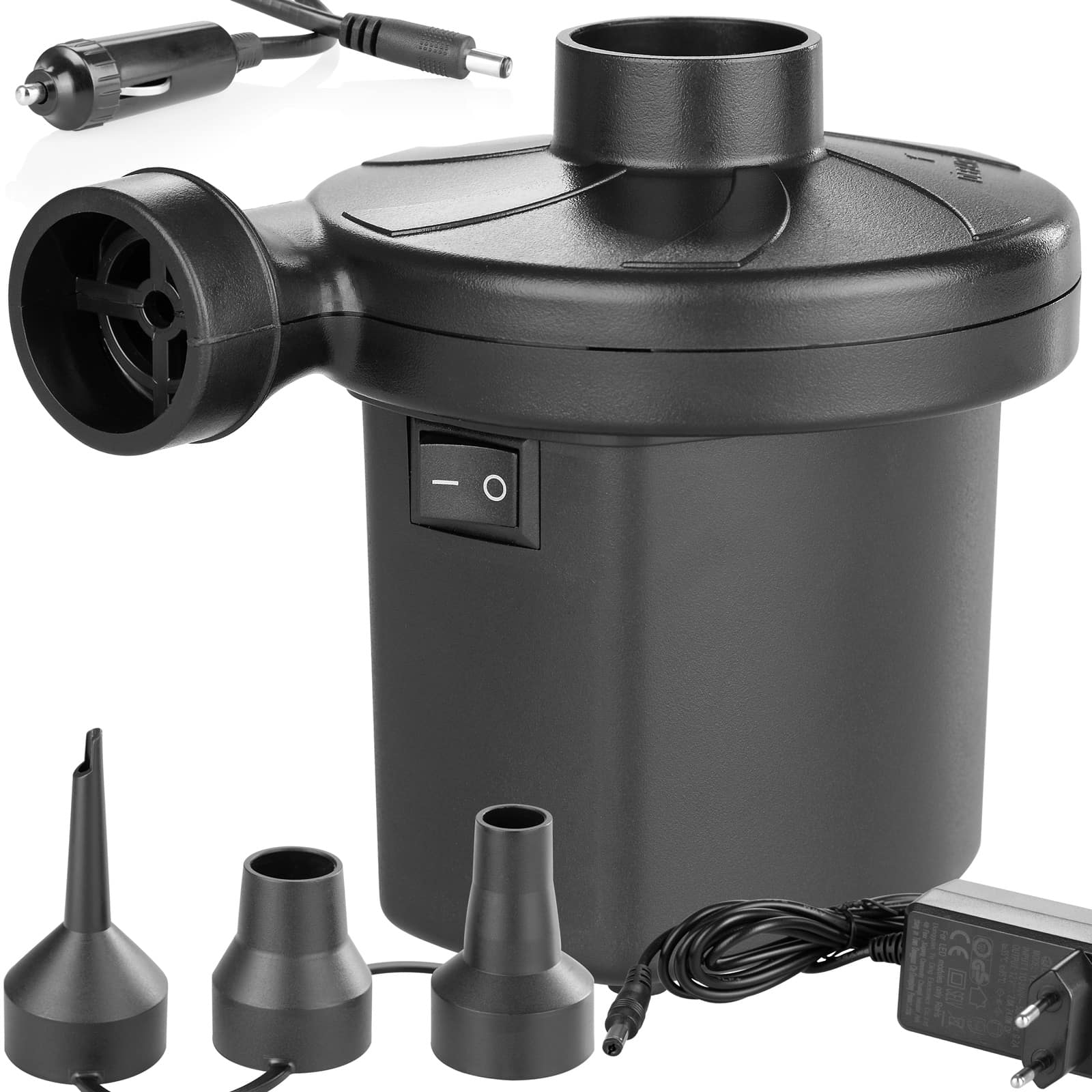 Electric Air Pump 12v Eller 230v Strømforsyning