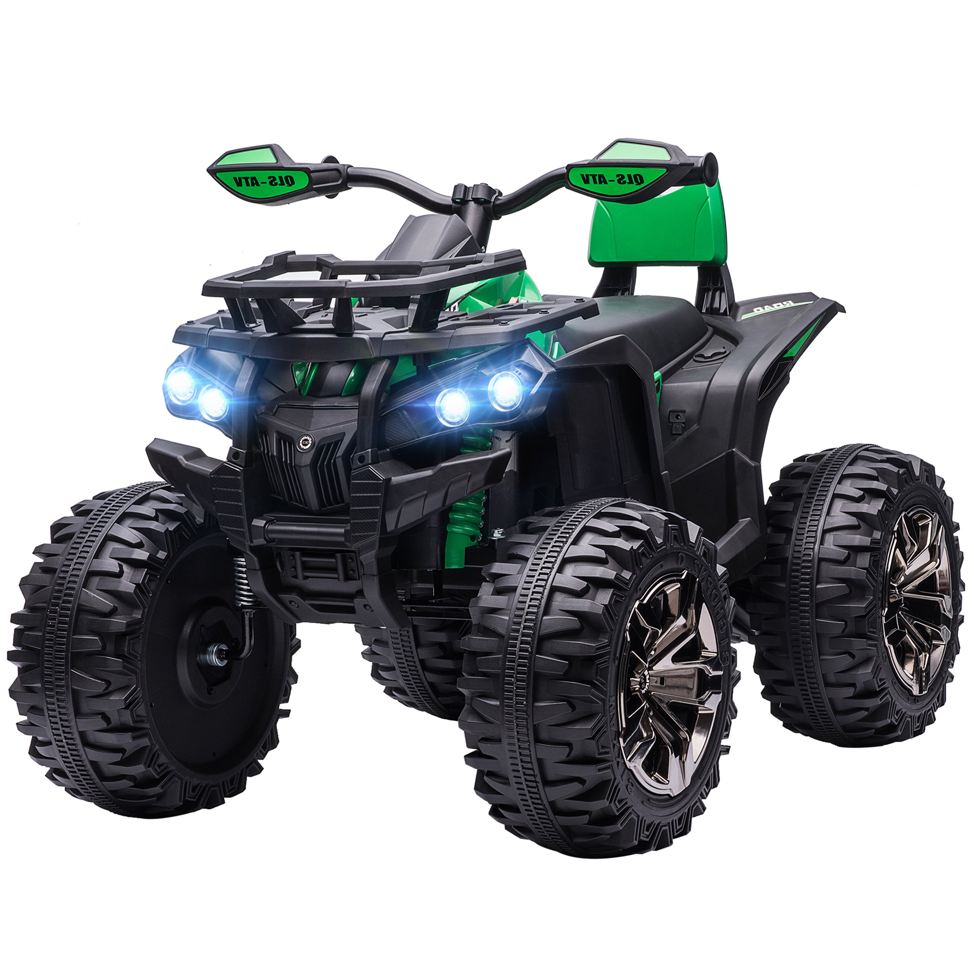 Elektrisk Atv Til Børn Med Lys- Og Musiktilslutning - Km Til Alderen - Grøn