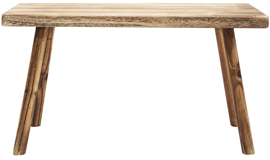Entrébænk Uden Ryglæn House Doctor Nadi Paulownia Natur 81ã 38ã 43 Cm