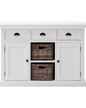 Erling Christensen Møbler Novasolo Halifax Skænk Med   Skuffer    Låger Og   Kurve : Erling Christensen Møbler  : Erling Christensen Møbler