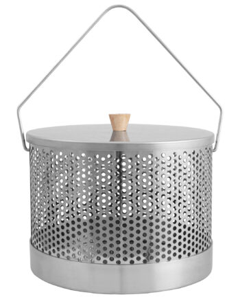 Espegard Popcorngryde 10 Liter  Rustfrit Stål