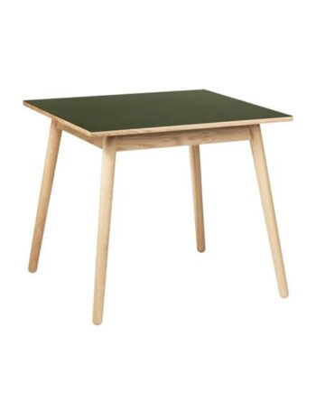 Fdb Møbler C35a Spisebord   Eg Oliven Linoleum  : Erling Christensen Møbler