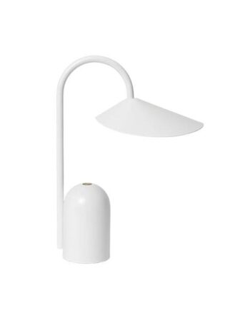 Ferm Living Arum Portable Lamp White  : Erling Christensen Møbler