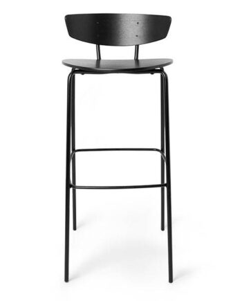 Ferm Living Herman Bar Chair Black  : Erling Christensen Møbler