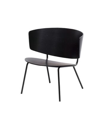 Ferm Living Herman Loungestol Sort  : Erling Christensen Møbler