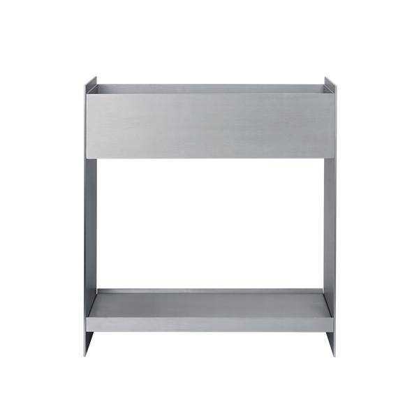 Ferm Living Lager Plantekasse Med Hylde Aluminium : Erling Christensen Møbler