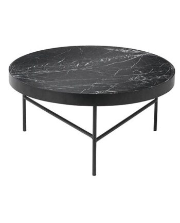 Ferm Living Marble Table Large Black  : Erling Christensen Møbler