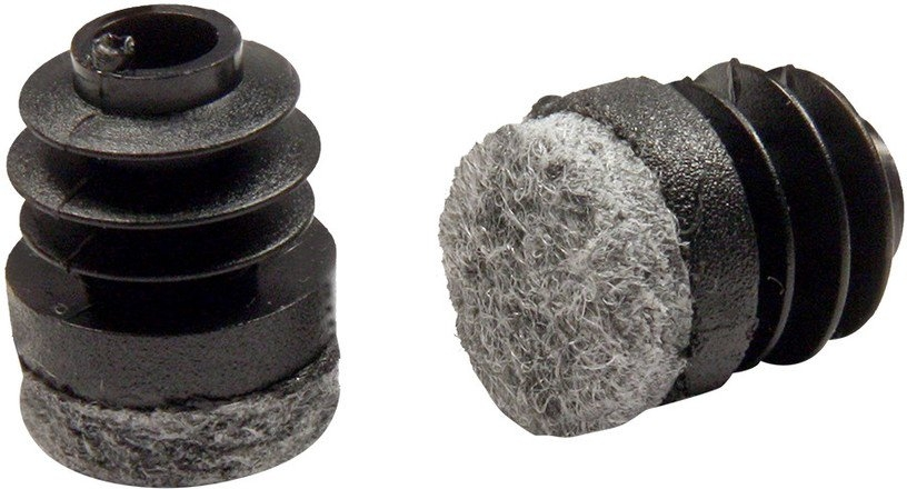 Filtsko Til Rør Guardian Protection Guardian ø1 Cm Sort Plastik Og Filt Universel Pasform Støjdæmpende