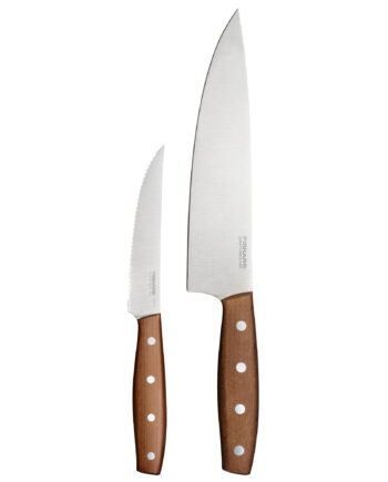 Fiskars Folken Knivsæt   Dele  Træ
