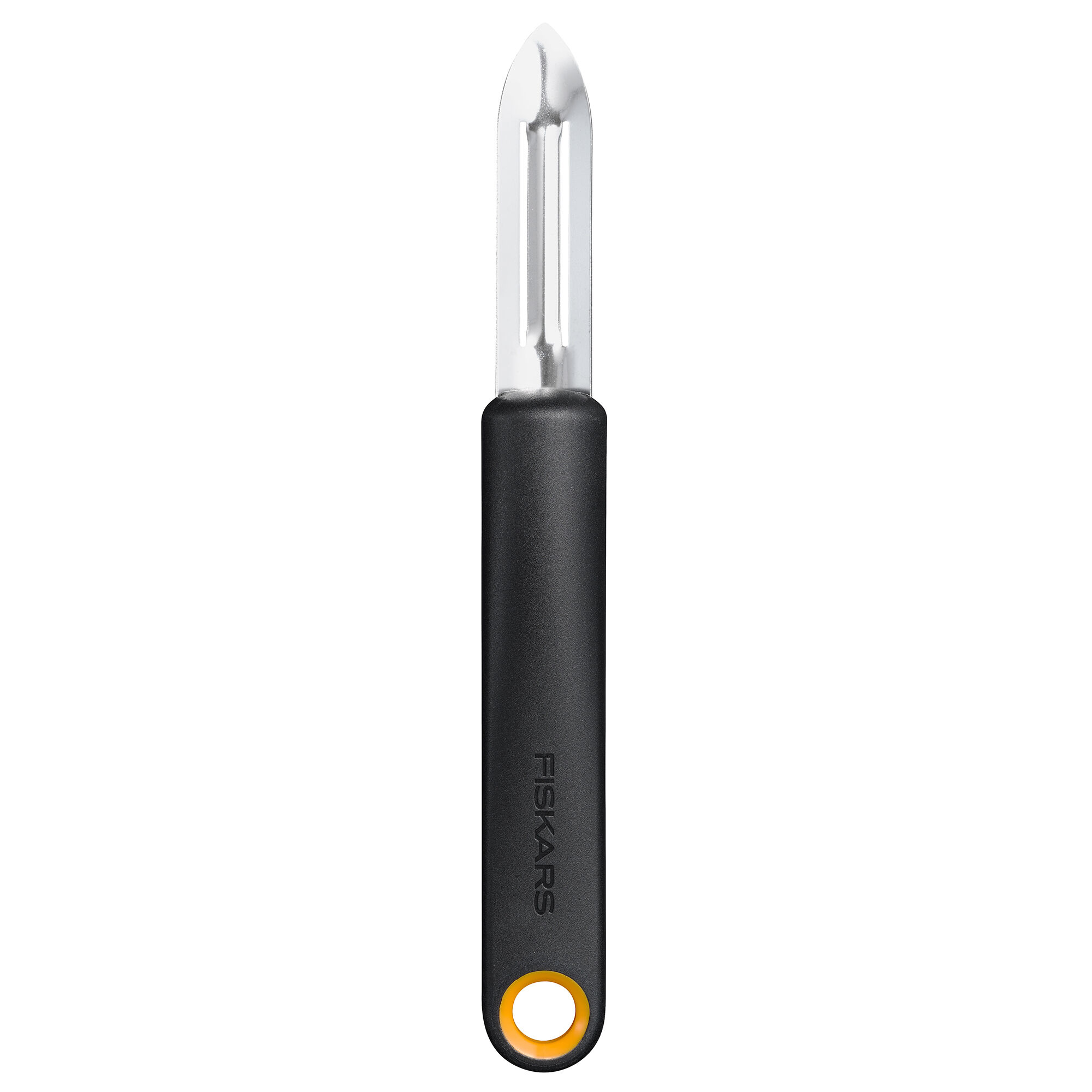Fiskars Functional Form Skræller Med Fast Blad Sort Orange
