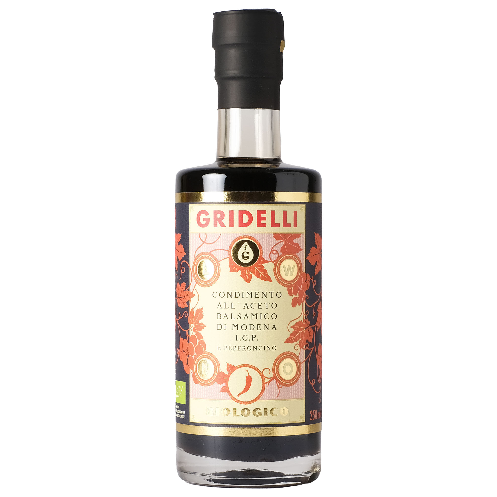 Fratelli Gridelli Gridelli økologisk       Balsamico Peproncino 250 Ml
