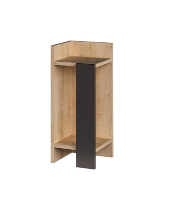 Funzi Living Elos Natbord  Venstre       Hylder Eg Og Antracitgrå Melamin  15x27