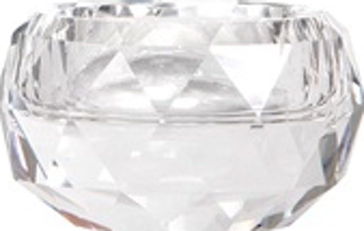 Fyrfadsstage House Of Sander Georgine Facetslebet Klart Glas H4ã Cm