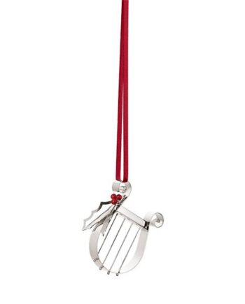 Georg Jensen 2026 Juleornament  Harpe Palladium  : Erling Christensen Møbler