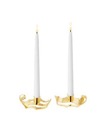 Georg Jensen 2026 Kertelysestager    Stk Forgyldt  : Erling Christensen Møbler