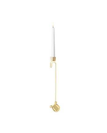 Georg Jensen 2026 Lyseholder  Harpe Forgyldt  : Erling Christensen Møbler