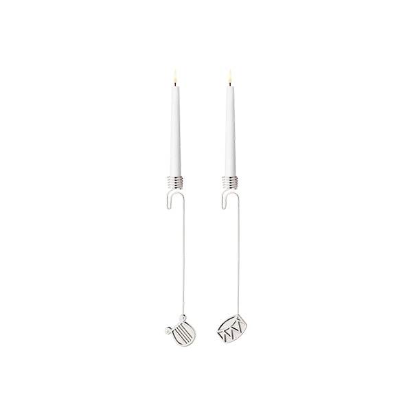 Georg Jensen 2026 Lyseholder Harpe Tromme Palladium : Erling Christensen Møbler