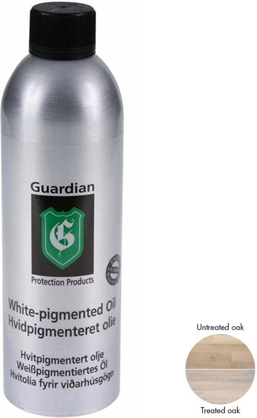Guardian Protection Hvidpigmenteret Plejeolie Vandafvisende Til Træ 400 Ml Indeklimamærket