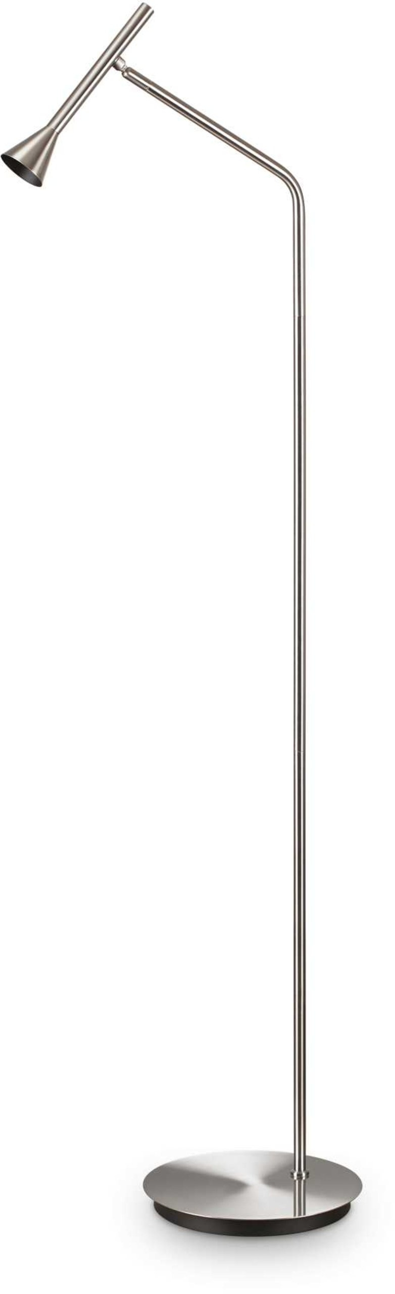Gulvlampe Ideal Lux Diesis Metal Nikkelfinish Integreret Led 660 Lm H151ã ø28 Cm