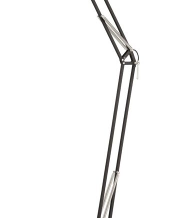 Gulvlampe Ideal Lux Sally Sort Metal Justerbar Arm ø29xh160 Cm