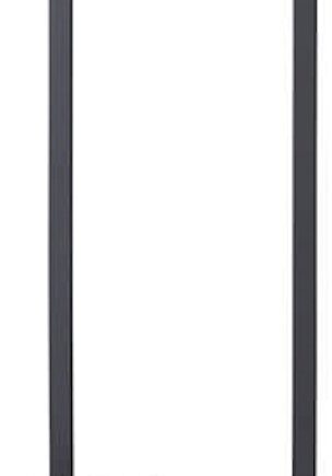Gulvlampe Kristina Dam Geometric  Sort Pulverlakeret Stål   Skulpturel Led-designlampe H130
