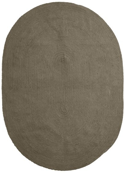 Gulvtæppe House Doctor Tindre Oval Olivengrøn 130x180 Cm