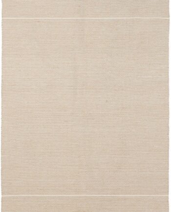 Gulvtæppe Kristina Dam Oru 140   200 Cm Beige Uld-jute-bomuld Inspireret Af Japansk Tatami