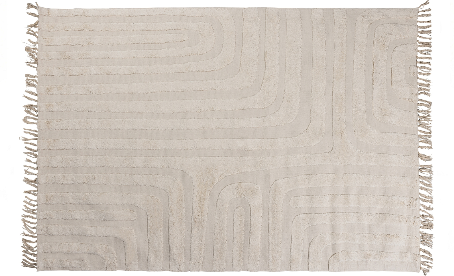 Gulvtæppe Woood Exclusive Zita 170x240 Cm Natur-beige Bomuld Polyester