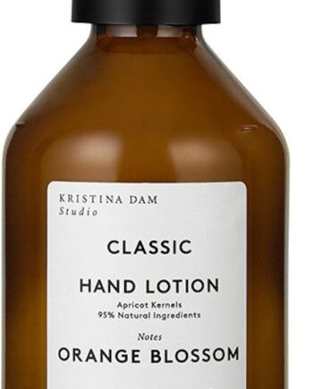 Håndcreme Kristina Dam Classic Nærende Med Mandel- Og Abrikoskerneolie   Duft Af Appelsinblomst  Citrongræs Og Træ