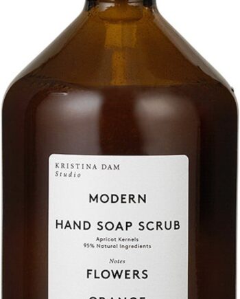 Håndsæbe Kristina Dam Modern Eksfolierende Brun Abrikoskerner Aloe Vera Pink Pomelo Frisk Duft Af Blomster Appelsin Salvie