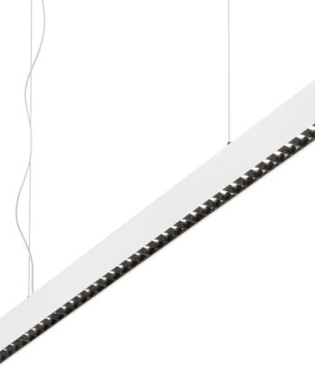 Hængelampe Ideal Lux Office Led Pendel 30w 2800 Lm L120ã H9 150 Cm Aluminium Hvid