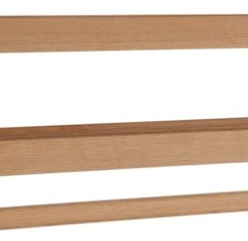Hattehylde Oscarssons Möbel Nadja   Olieret Egetræ 100ã 29 Cm Med   Hylder   Stang