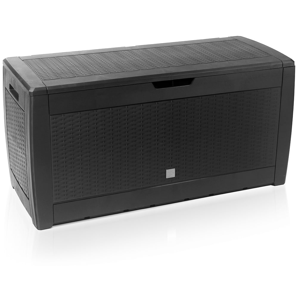 Haveopbevaringsboks Rato Antracit Rattan Look 310l