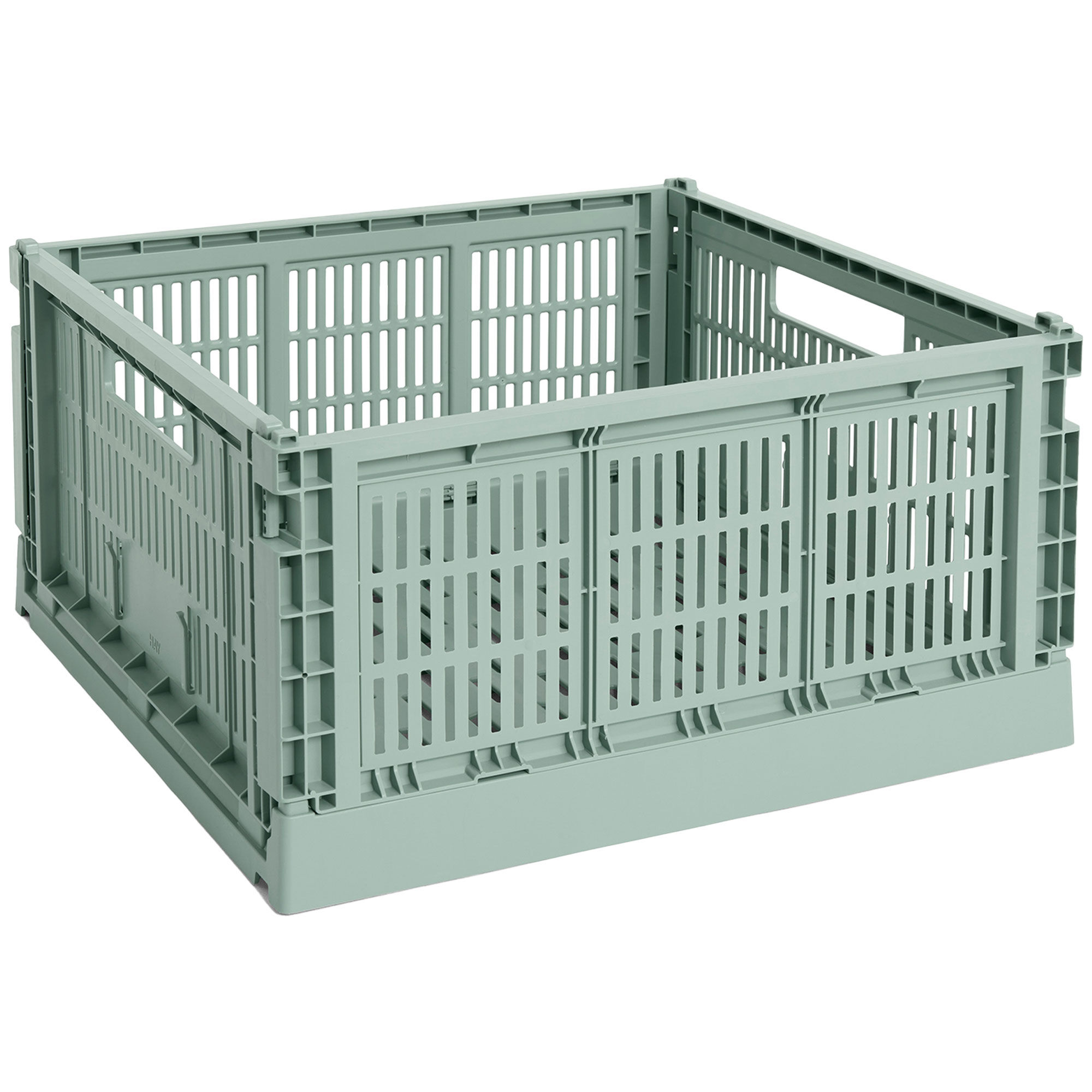 Hay Colour Crate Large Square Opbevaringskasse  Sage Green